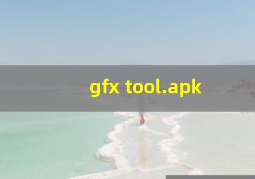 gfx tool.apk